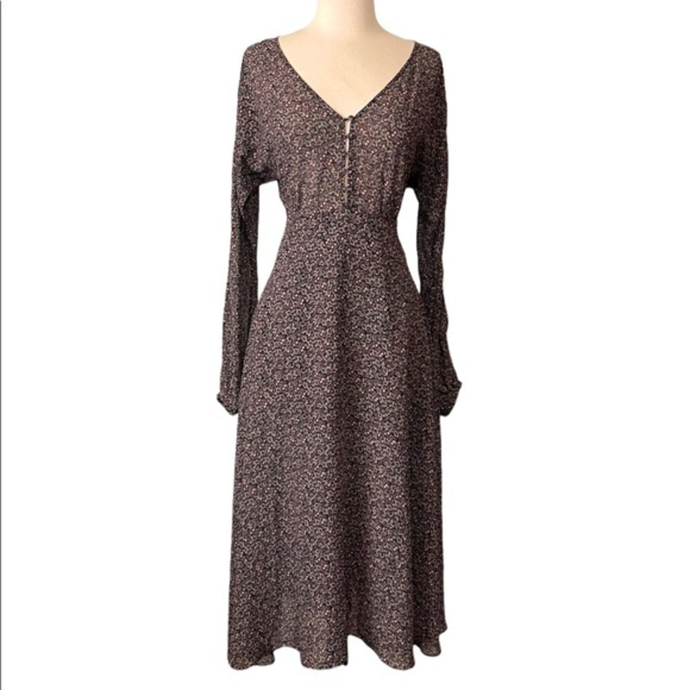 Tularosa‎ Midi Long Sleeve Dress Size Small